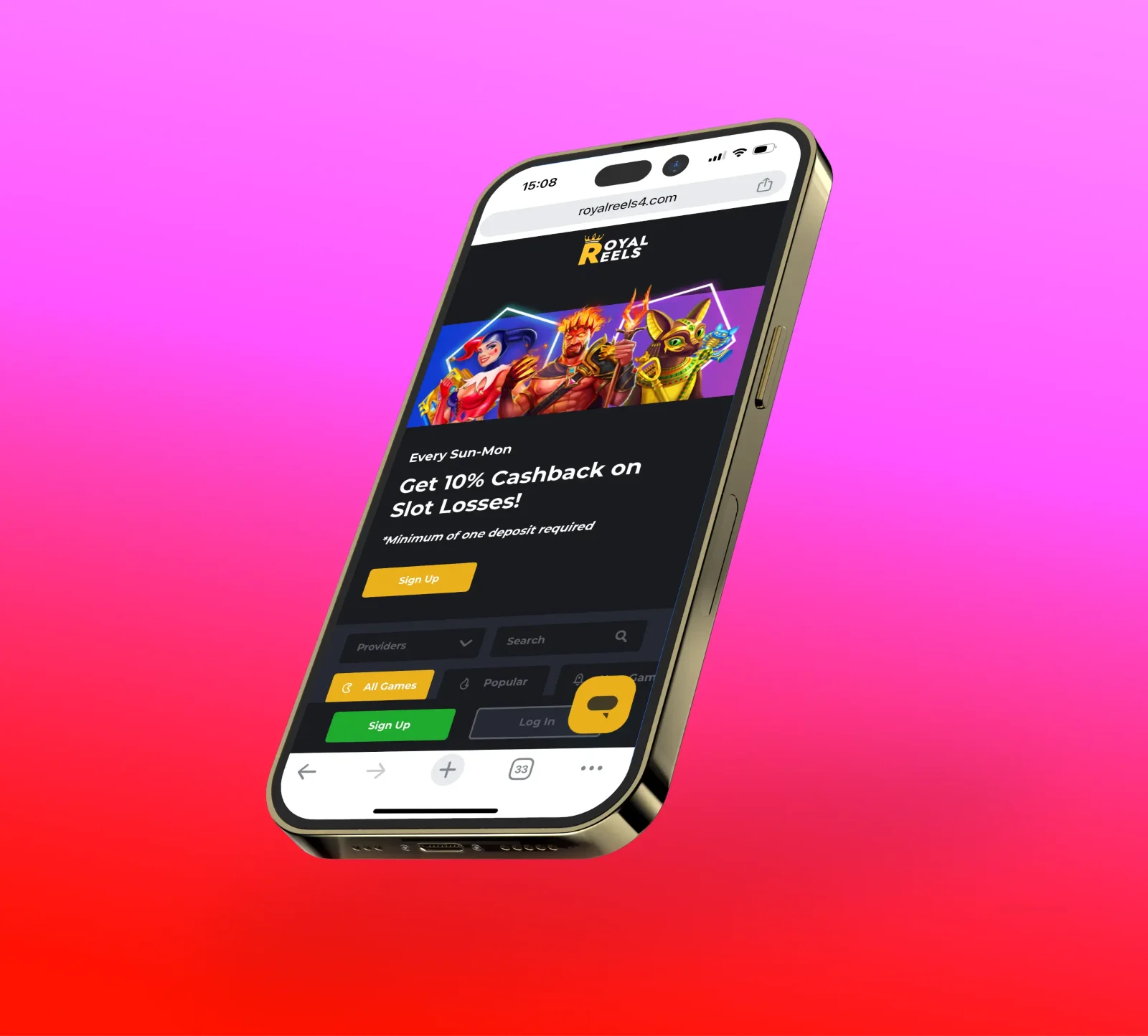 Royal Reels mobile apps